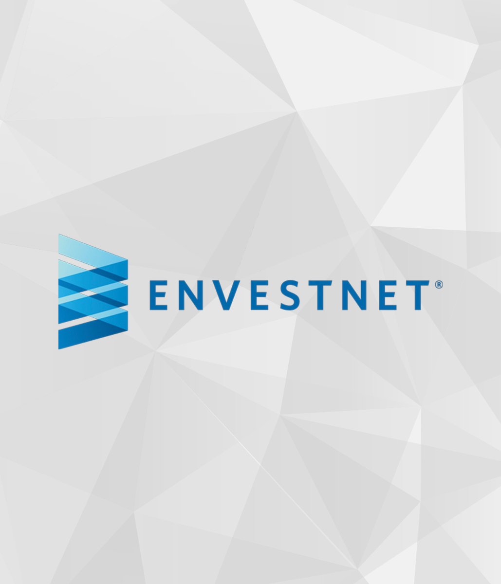 envestnet logo on light gray polygonal background